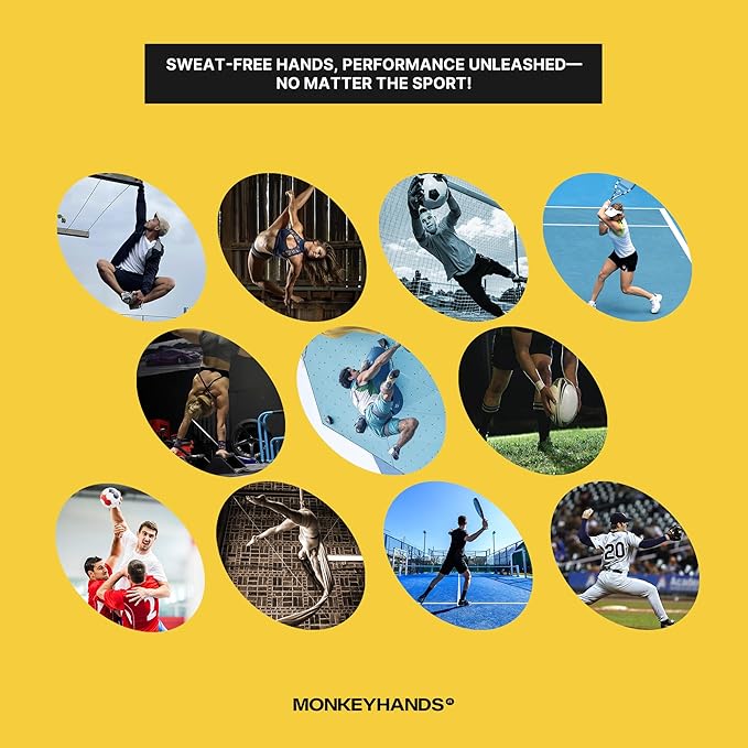 MonkeyHands Gel Grip Pole Dance, Calisthenics, Rings, Parkour, Gymnastics, Padel, Tennis and More - High Performance - Skin Friendly, Vegan, Without Parabens and Petrolatum - 100ml.