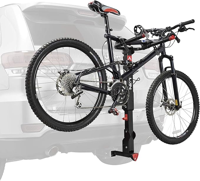 Allen Sports Premier Locking Quick Release 2-Bike Carrier for 2 in. & 1 4 in. Hitch, Model QR525 , Black
