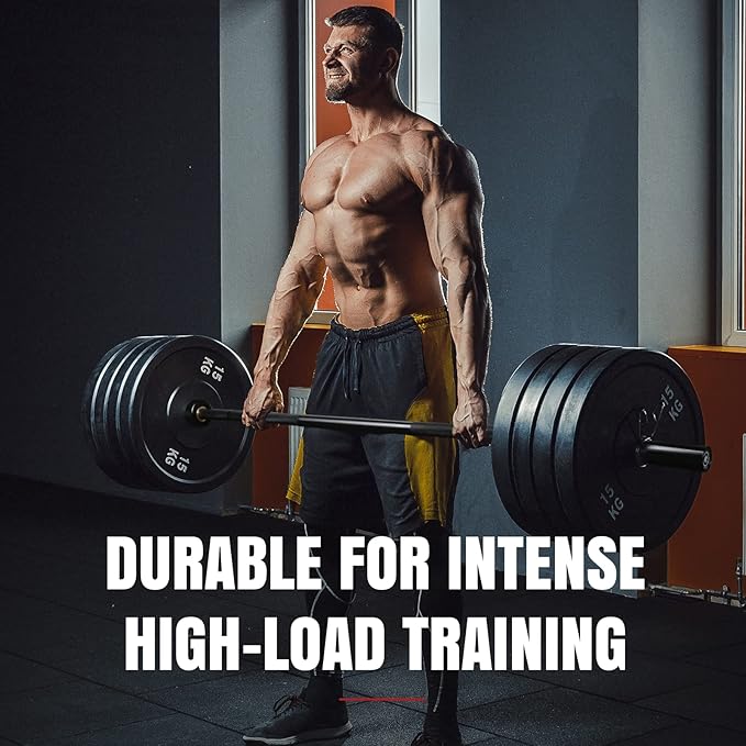 LIONSCOOL 7FT Olympic Barbell for Weightlifting, Power Lifting, 2 Inch Strength Training Bar for Squats, Deadlifts, Presses, Rows, Curls - 700lbs/1000lbs/1500lbs Capacity