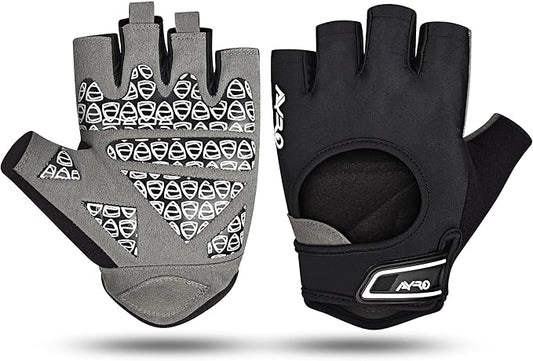 AYRO Breathable Weight Lifting Gym Workout Gloves with Extra Grip for Men & Women, Exercise Gloves with Full Palm Protection, Removal with Durable Closure, for Weightlifting