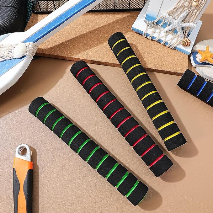 4 Pairs Kayak Paddle Grips Soft Sponge Kayak Paddle Wraps No-Slip Grip Kayaking Accessories for Prevention Calluses Prevent