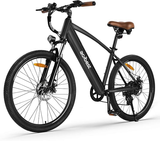 Core Electric Bike for Adults - Peak 1000W/1200W Brushless Motor Ebike, 468&500Wh Removable Built in Battery 26&27.5X2.1 Tire Step Over Bicycle with 7 Speed, Commute E Bikes