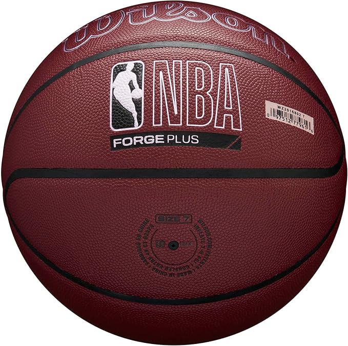 WILSON NBA Forge Plus Indoor/Outdoor Basketballs - Size 6 and Size 7