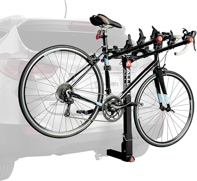 Allen Sports Deluxe Quick Install 5-Bike Hitch Rack, Model 1550RR, Black