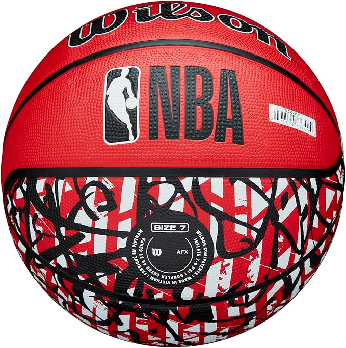 WILSON NBA Team Graffiti Basketballs - Size 7-29.5"