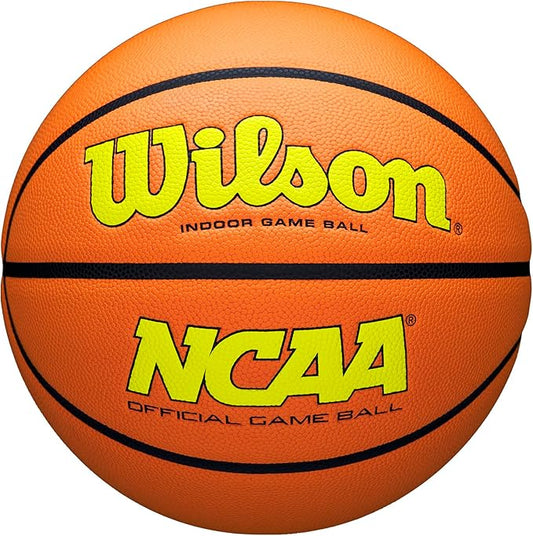 WILSON NCAA Evo NXT Official Indoor Game Basketballs - Sizes 6 and 7