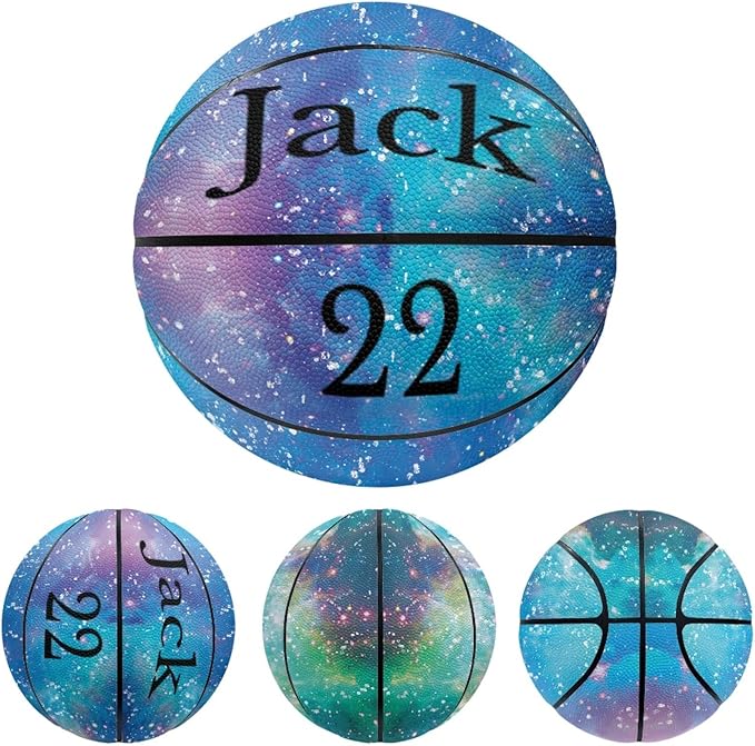 Personalized Basketball Leather Basketball Custom Basketball with Your Personalized Pictures Text Sports Equipment