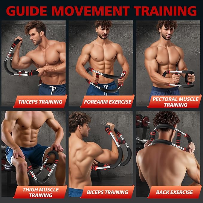 Twister Arm Trainer, Adjustable 3 Resistance Levels 60-100 lbs, Chest Workout Equipment, Arm Trainer, Twister Arm Trainer for Men & Women