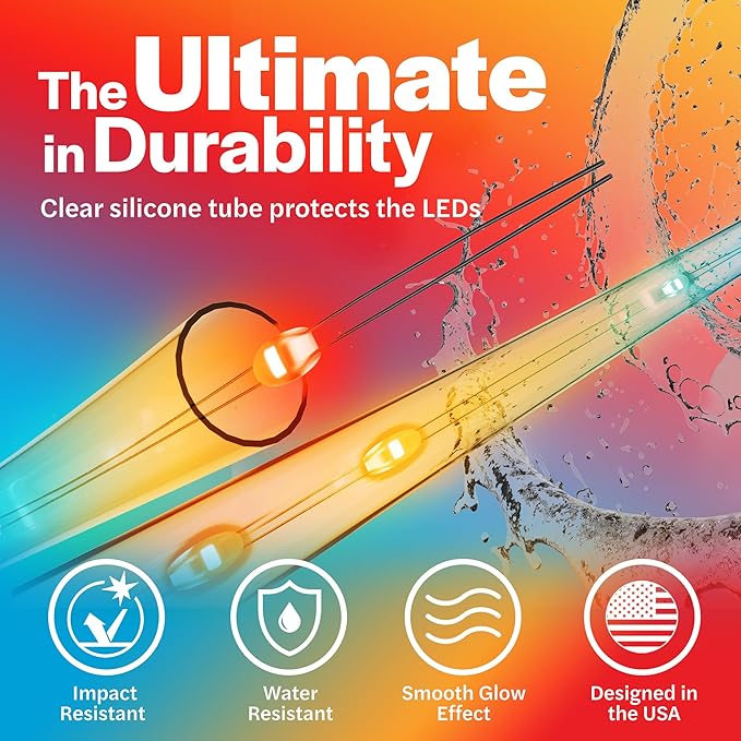 Brightz WheelBrightz LED Bike Wheel Lights - 2025 Edition with Superior Straps & LED-Weatherproof Shield! 14 Colors - Unmatched Durability, Visibility & 48+ Hours of Dazzling Illumination