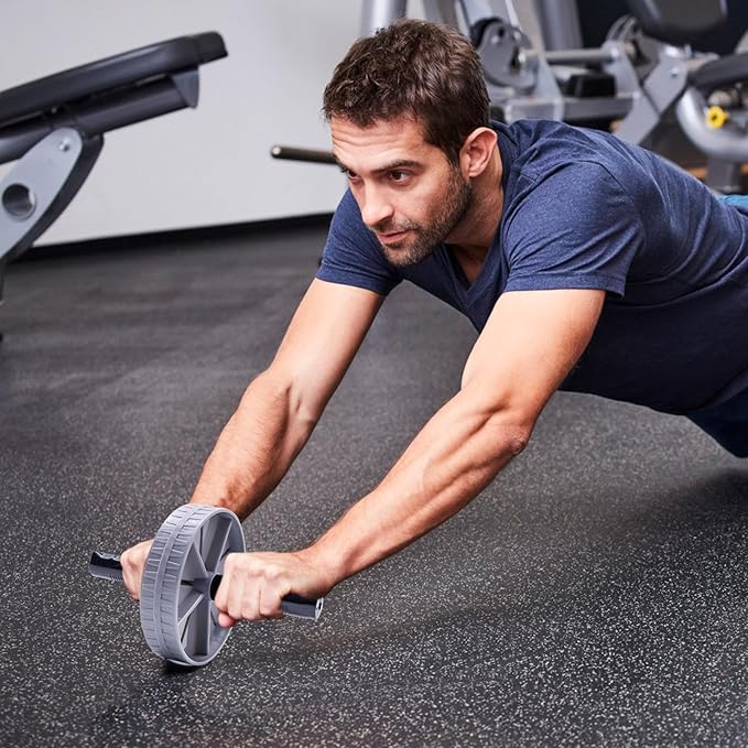 Exercise Roller Wheel, AB Workout Equipment For Home, Abdominal Wheel Workout, Sturdy AB Workout Equipment, Abdominal Exercise Roller, Strength Training Roller Wheel For Beginners, Home And Gym Exerci