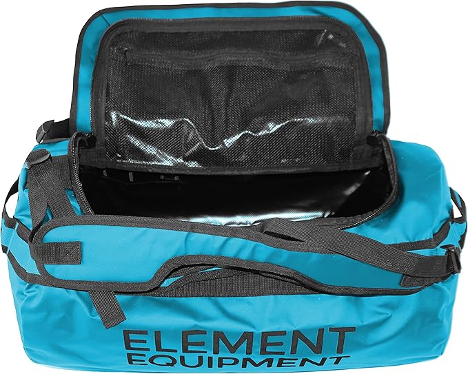 Element Equipment Trailhead Duffel Bag Shoulder Straps Waterproof Teal Small