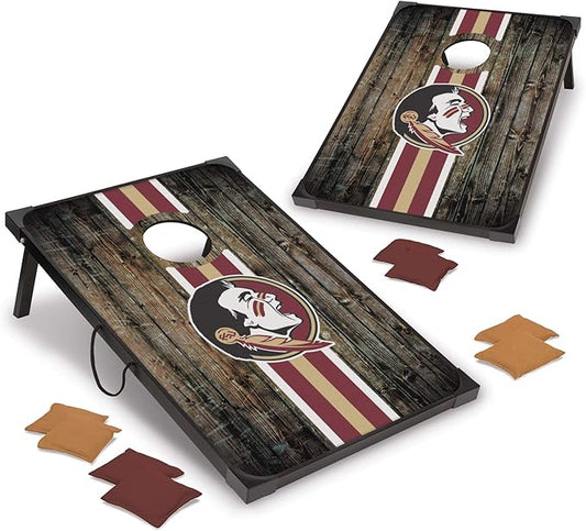 Wild Sports NCAA 2' x 3' MDF Deluxe Cornhole Set - with Corners and Aprons
