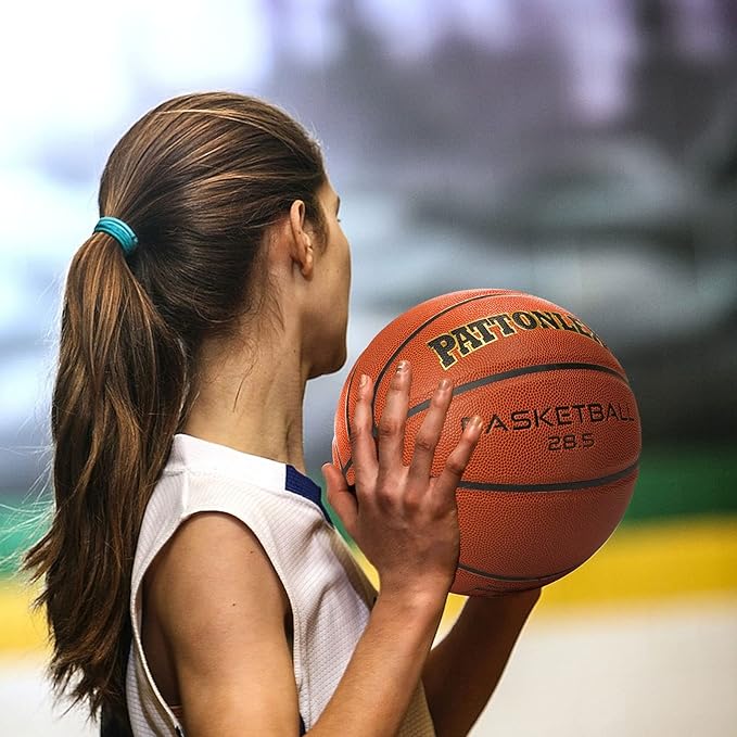 Women's Basketball - Size 6 (28.5) with Pump - Ideal for Girls' Basketball