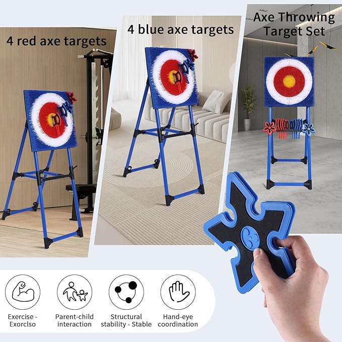 Throwing Axe Game Axe Throwing Target for Outdoor Play for All Family Members