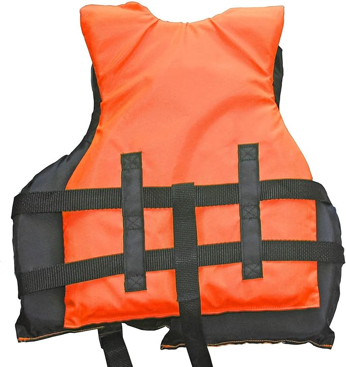Hardcore Life Jacket Paddle Vest; Coast Guard Approved Type III PFD Life Vest Flotation Device; Jet ski, Wakeboard, Kayak; Ideal Extra Life Jacket for Your Pontoon Boat w/Leg Strap
