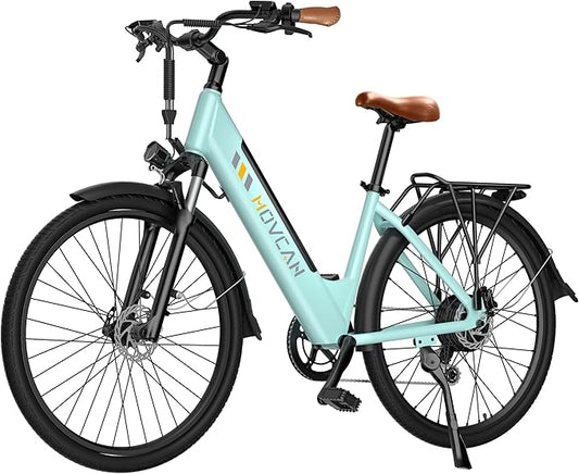 V80 Electric Bike, 1000W Motor 28MPH Ebike, 48V 13Ah Removeable Battery, 26'' City Cruiser Adult Electric Bicycles up to 70 Miles