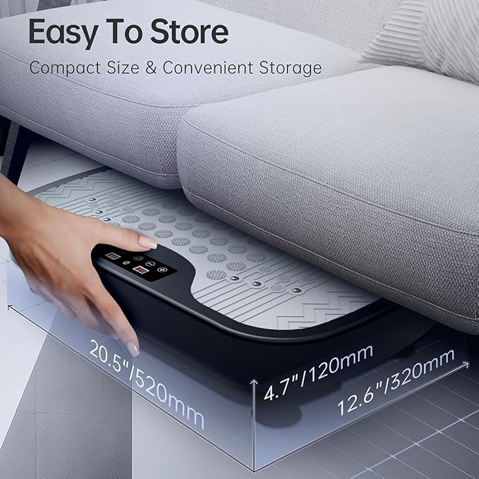 JOROTO Vibration Plate Exercise Machine, Vibration Platform Plate for Lymphatic Drainage & Weight Loss, Vibrating Plate Body Shaker Exercise Machine for Women Whole Body Workout