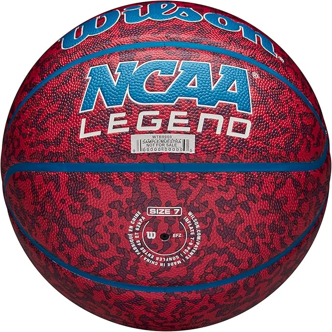 WILSON NCAA Legend Basketballs - Size 5, Size 6 and Size 7