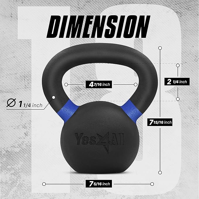 Yes4All Cast Iron Kettlebell