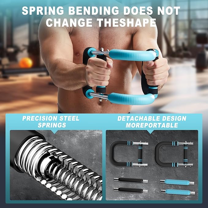 HOTWAVE Twister Arm Trainer, Chest Workout Equipment Exerciser for Men, Adjustable Arm and Chest Twister Trainer for Women - Portable Home Strength Training Fitness Equipment for Upper Body Muscle