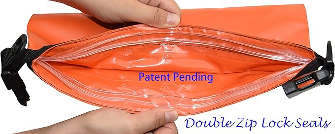 Freegrace Waterproof Dry Bag - Lightweight Dry Sack with Seals and Waterproof Case - Float on Water - Keeps Gear Dry for Kayaking, Beach, Rafting, Boating, Hiking, Camping and Fishing