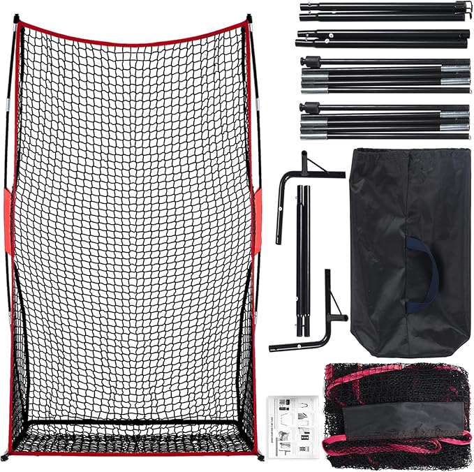 Football Net Portable Football Throwing Net Football Kicking Cages for Throwing