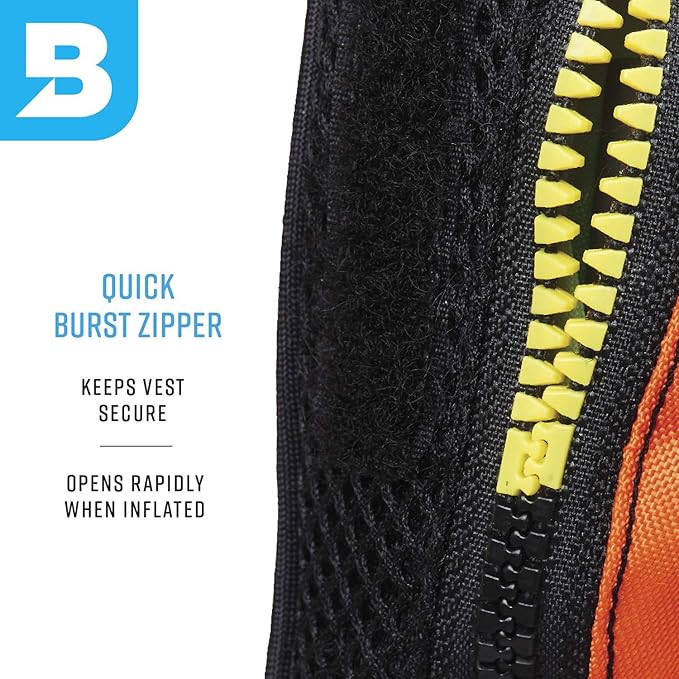 BLUESTORM Arcus 40 Automatic Inflatable PFD Life Jacket for Adults | US Coast Guard (USCG) Approved Life Vest