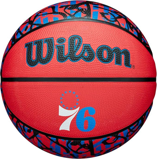 WILSON NBA Team Graffiti Basketballs - Size 7-29.5"