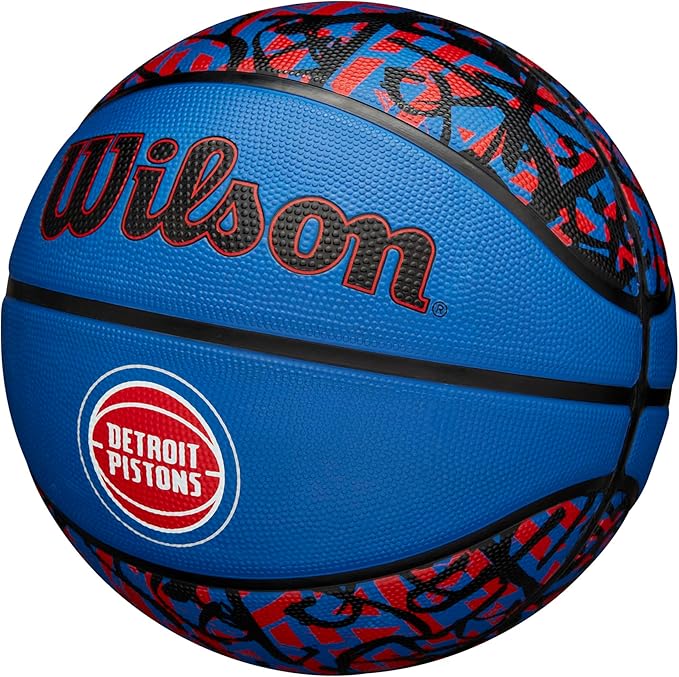 WILSON NBA Team Graffiti Basketballs - Size 7-29.5"