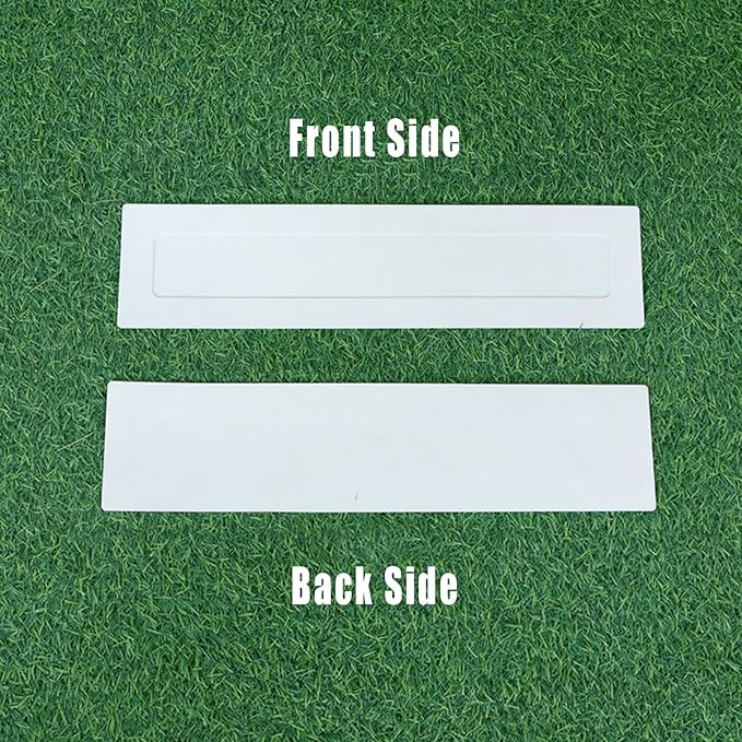 2 Pcs Baseball Pitching Rubber, Pitcher's Plate, Baseball & Softball Pitching Mound Rubber for Baseball Softball Games, Practice, Skill Camps, Coaching Equipment