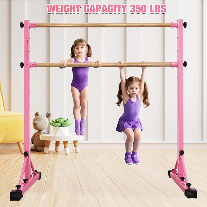 Adjustable Ballet Barre,Portable Dance bar,Fitness Equipment for Dance & Balance Excercise,Super Sturdy for Balance Workout,Weight Limit 250 LBS