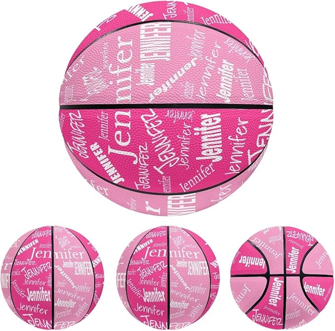 Personalized Basketball Leather Basketball Custom Basketball with Your Personalized Pictures Text Sports Equipment