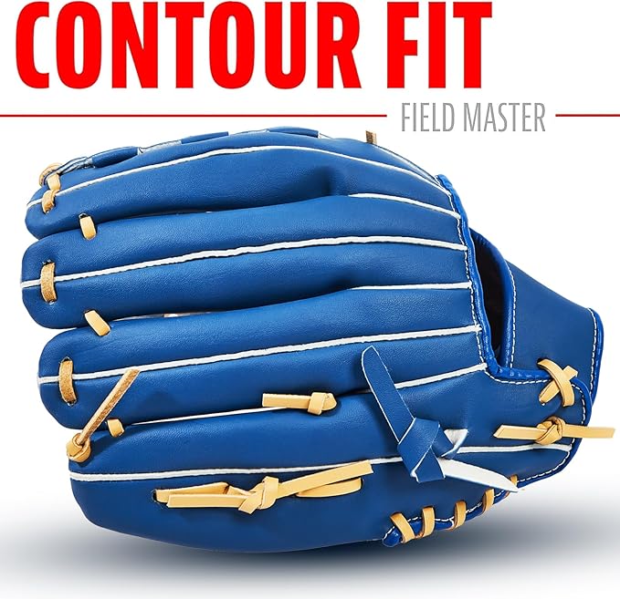 KRTOYUST® | Baseball Glove | Performance Composite Leather Baseball Mitts for Adult Youth | Baseball Softball Outfield Infield Mitts