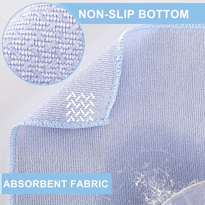 Hot Yoga Towel, 2 Pack Yoga Mat Towel Yoga Towels for Hot Yoga Non Slip with Grip Dots Sweat Absorbent Microfiber Pilates Towel for Bikram Exercise and Fitness