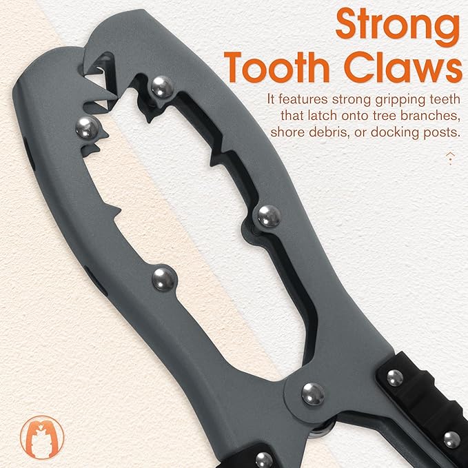 Antidious Kayak Brush Gripper, Kayak Anchor Grip with 16.4ft Paracord and Snap Hook to Anchor Float, Canoe, Boat for Fishing Boating Camping