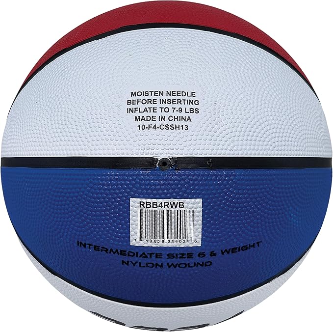 Champion Sports Rubber Basketballs – Heavy Duty Pro-Style, Indoor/Outdoor Use, Premium Basketball Equipment for Physical Education, Various Sizes & Colors (Size 3, 5, 6, 7)