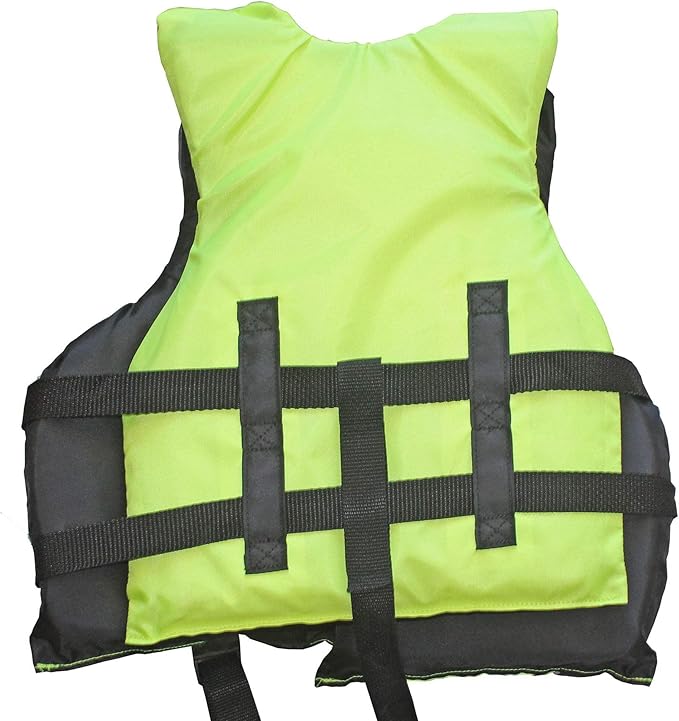 Hardcore Life Jacket Paddle Vest; Coast Guard Approved Type III PFD Life Vest Flotation Device; Jet ski, Wakeboard, Kayak; Ideal Extra Life Jacket for Your Pontoon Boat w/Leg Strap