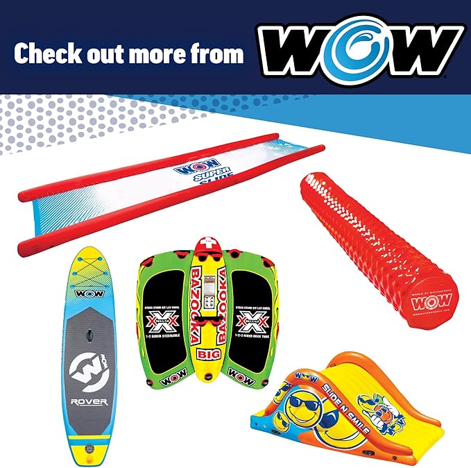 Wow Sports - Electric Air Inflator - Air Pumps for Inflatables - Great for Towables and Boat Accessories - DC - Includes Cord, 3.0 PSI