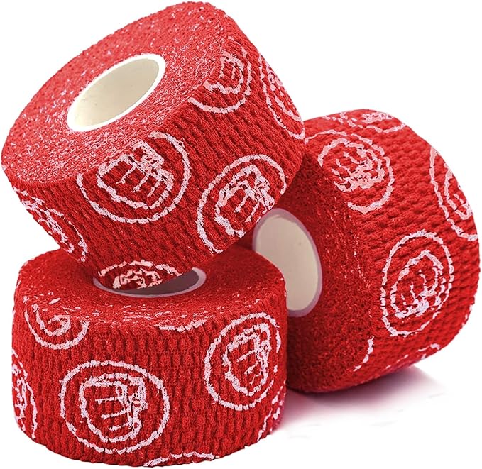 WOD Nation Flexible Hook-Grip Athletic Tape – Easy-Tear, Sweat-Proof Thumb & Finger Strips for Weightlifting