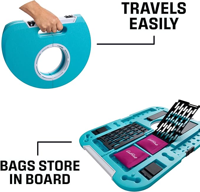 EastPoint Sports Go! Gater Cornhole – Light-Up and Travel Versions – Easy Storage & Light-Weight – Perfect for Outdoor and Indoor Play