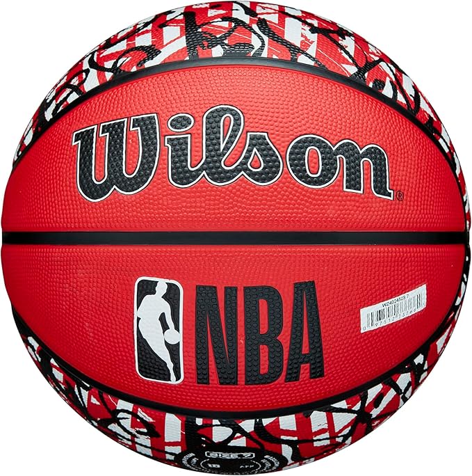 WILSON NBA Team Graffiti Basketballs - Size 7-29.5"