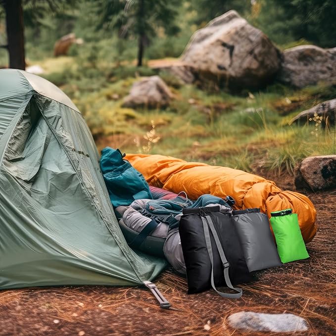 Shappy Waterproof Dry Bag Set 6 Sizes Lightweight Sacks and Long Adjustable Shoulder Strap Outdoor Water Proof Keep Gear Dry Bag Stuff Sacks for Backpacking, Boating, Hiking, Camping