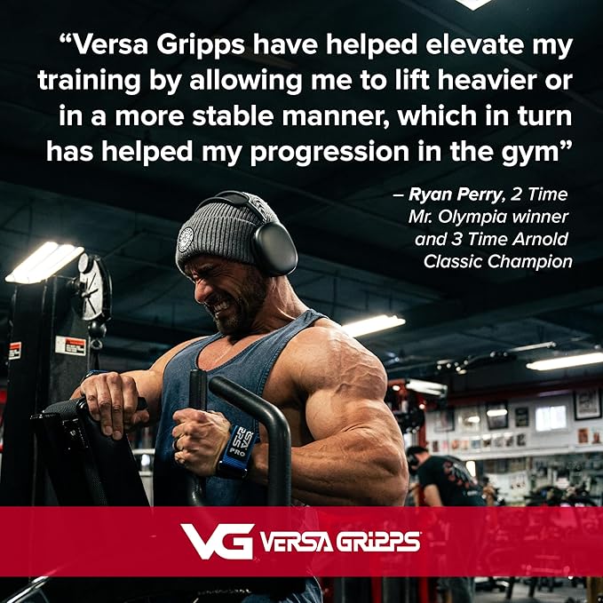 Versa Gripps® Pro, Made in The USA, Wrist Straps for Weightlifting Alternative, The Best Training Accessory