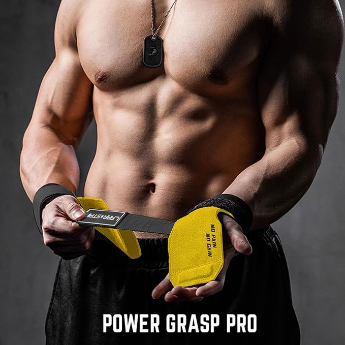 LARA STAR Weight Lifting Wrist Straps for Maximum Grip Support,Lifting Strap for Weightlifting, Gym Grips Hook for Deadlifts, Powerlifting, Heavy Shrug Women/Men