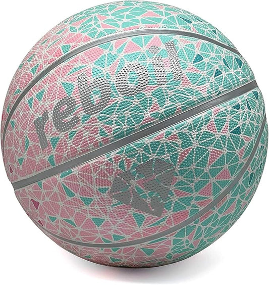 Premium Rubber/Leather Basketball - Kids & Youth, Size 3/4/5/6/7