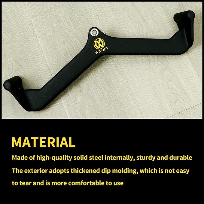 LAT Pulldown Attachment,Back Tricep Bar Strength Training,Handle Grips Lat Pull Down Bar Press Down Exercises,Cable Machine Accessories, Cable Back Attachments for Home Gym