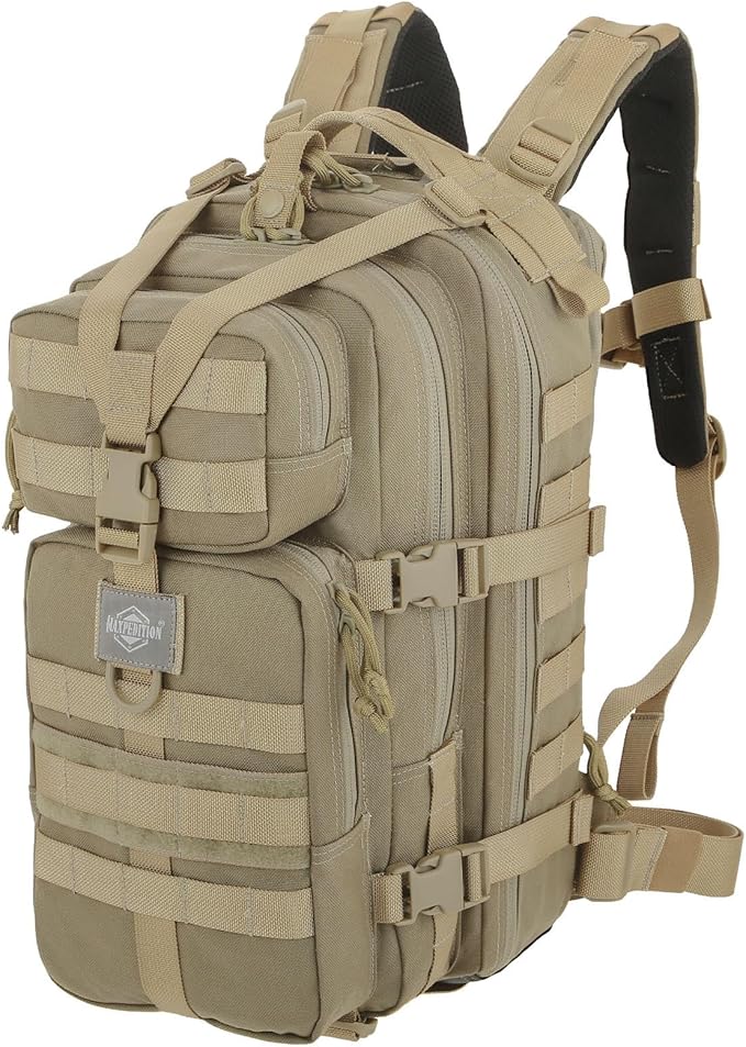 MAXPEDITION Falcon-II Backpack, 23L Tactical Backpack, Survival Pack, Bug Out Bag, MOLLE Go Bag for EDC, 0513