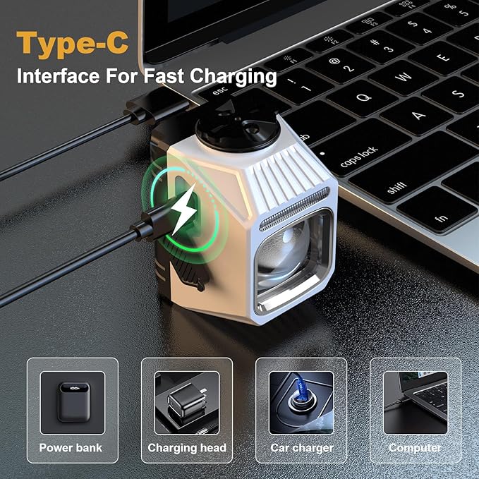 1200 LM Bike Lights for Night Riding, LED USB-C Rechargeable IPX65 Waterproof Bicycle Headlight for Mountain Road Cycling