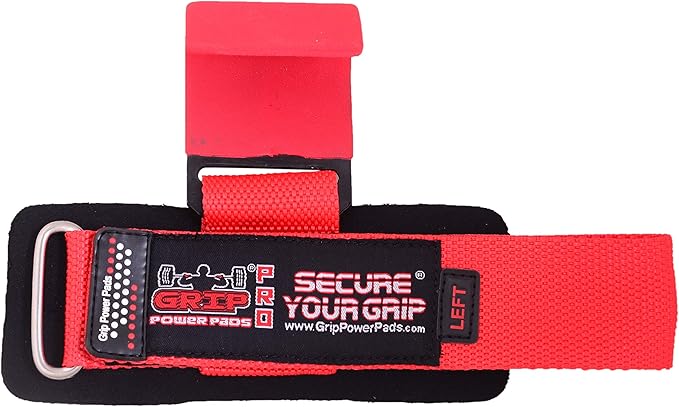 Weight Lifting Hooks Heavy Duty Lifting Wrist Straps Pull Ups Deadlift Straps Power Lifting Grips Padded Workout Straps for Weightlifting Gym Gloves for Men & Women Premium Workout Equipment