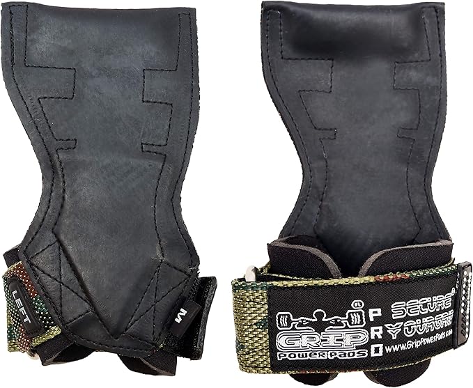 Lifting Grips PRO Weight Gloves Heavy Duty Barbell Gymnastics Straps Alternative to Power Hooks Deadlifts Adjustable Neoprene Padded Wrist Wrap